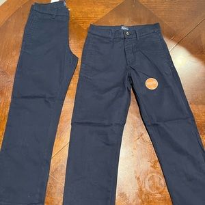 2 pair of boys navy blue dockers size 8 by children's place